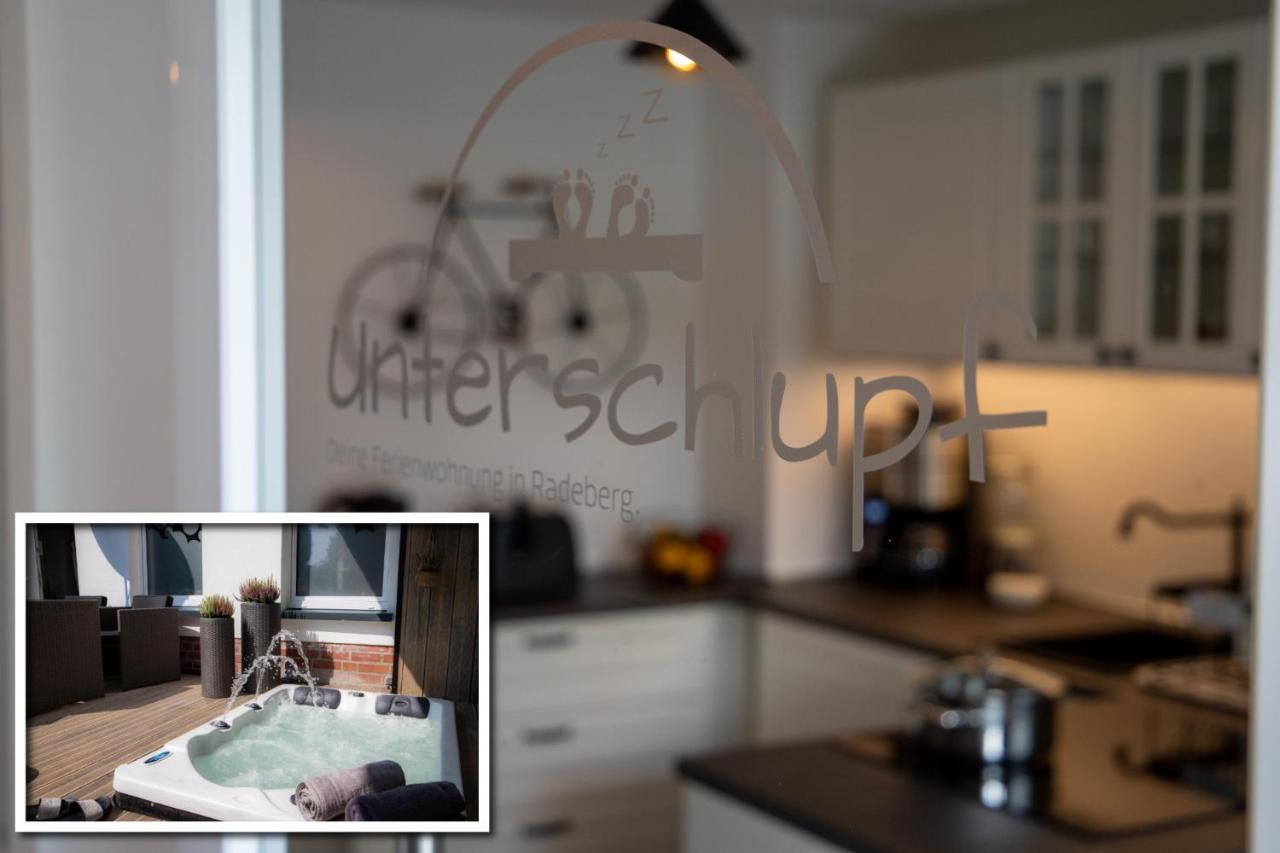 Unterschlupf Radeberg Mit Garten & Whirlpool Exterior photo